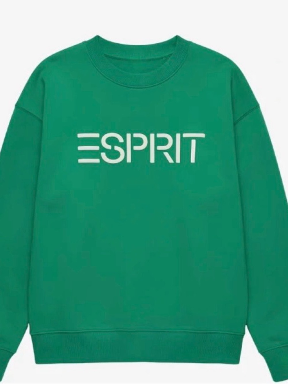 Esprit Women’s Crewneck Sweatshirt in Green Size Medium